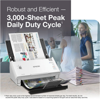 Epson DS-410 Sheetfed Scanner with 600 dpi Optical Resolution and 50-Page ADF