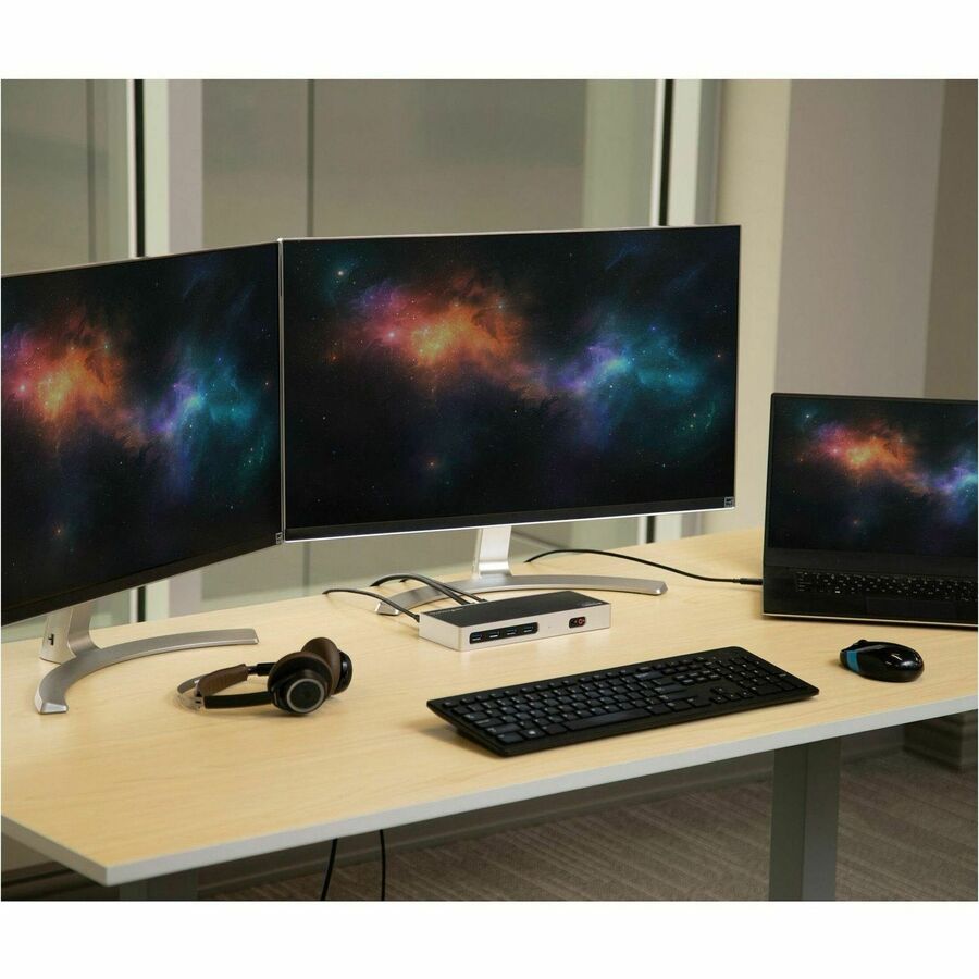 StarTech.com DK30A2DH Dual 4K Docking Station with 6 USB 3.0 Ports for Mac and Windows Laptops