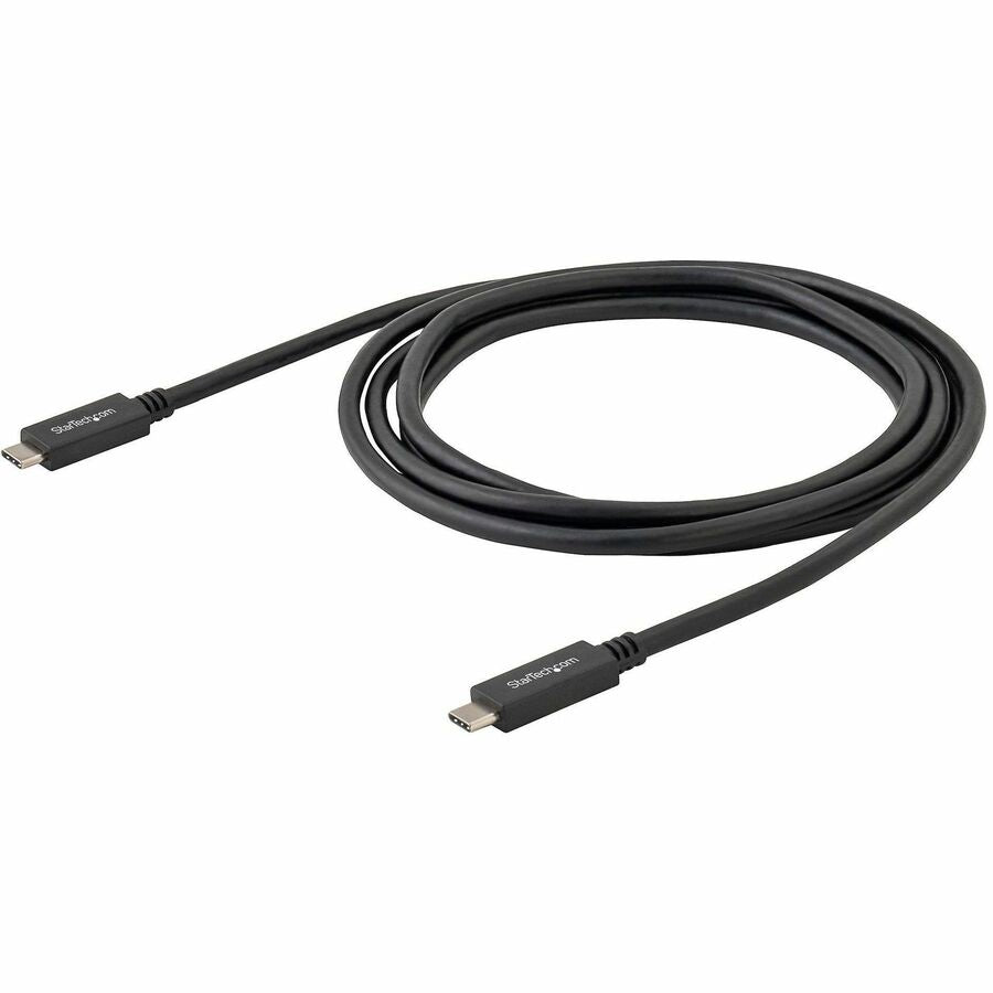 StarTech.com 0.5m USB-C to USB-C Cable – USB 3.1 Gen 2, 10Gbps Data Transfer, 4K Video Support, Thunderbolt 3 Compatibility