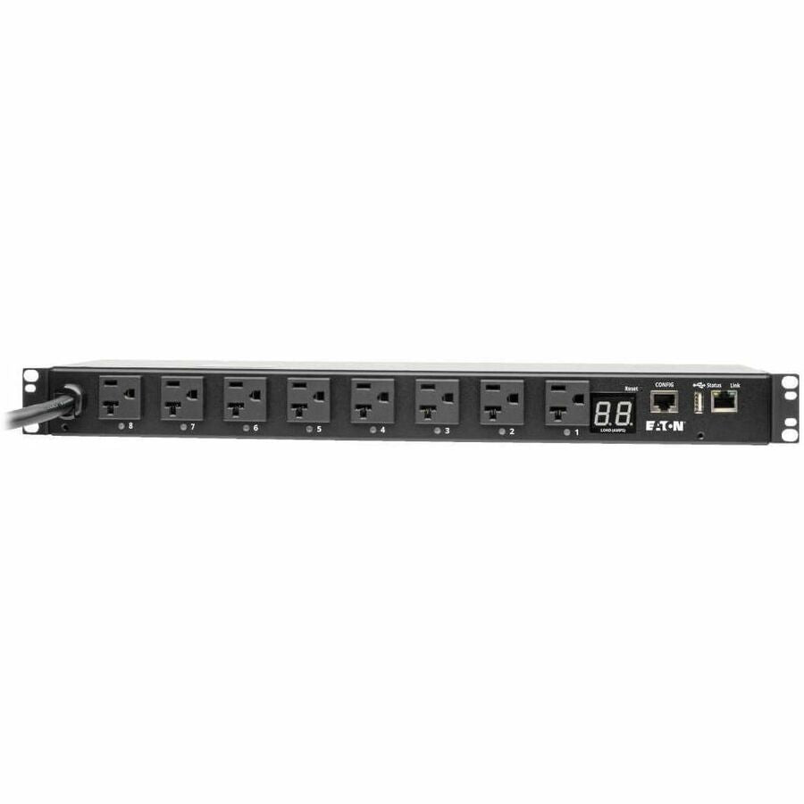 Eaton PDUMH20NET2LX 1.9kW Single-Phase Switched Rack PDU with Network Control and 8 Outlets