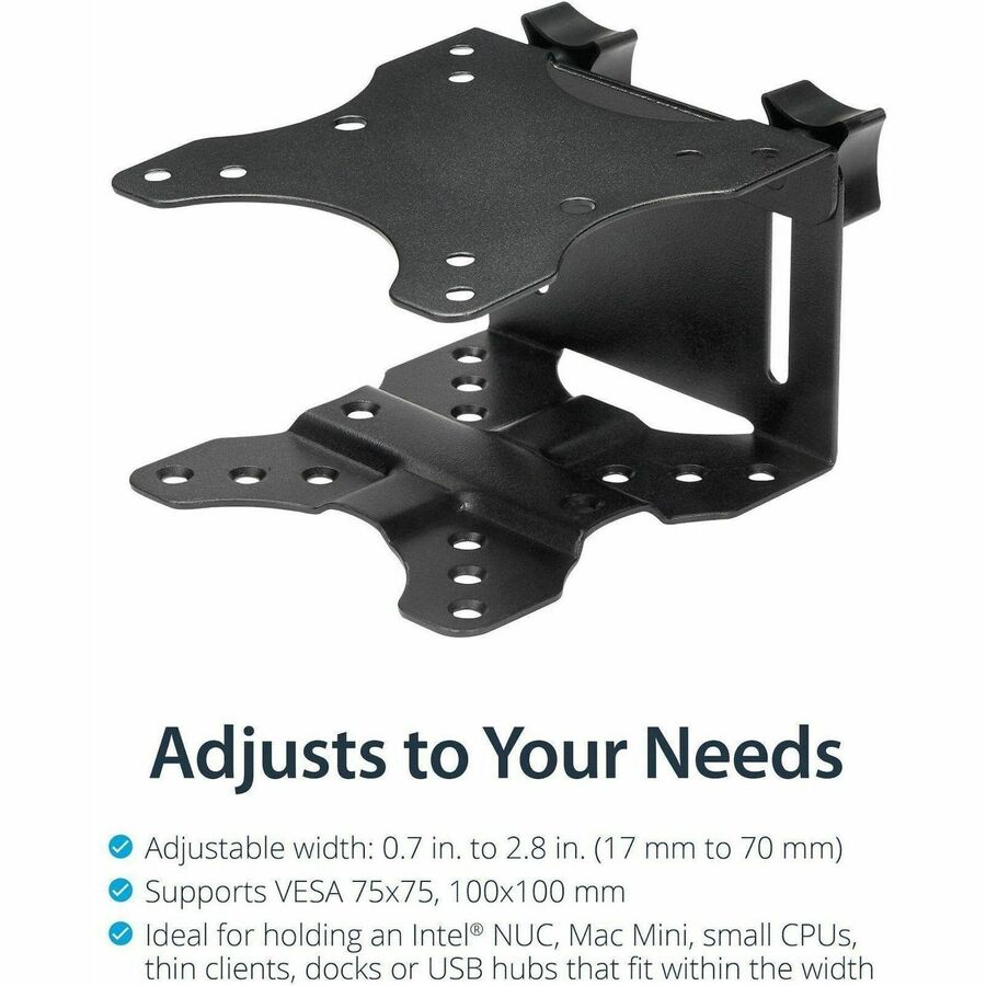 StarTech.com Thin Client Mount - VESA Mounting Bracket for Mini PCs and Docking Stations