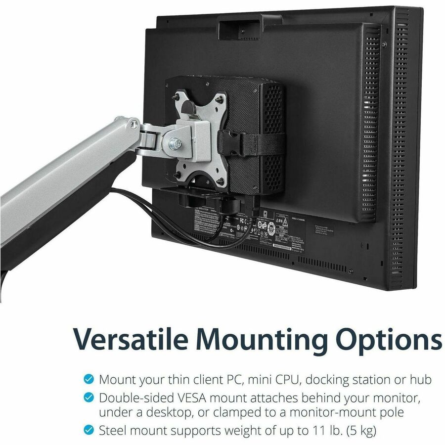 StarTech.com Thin Client Mount - VESA Mounting Bracket for Mini PCs and Docking Stations