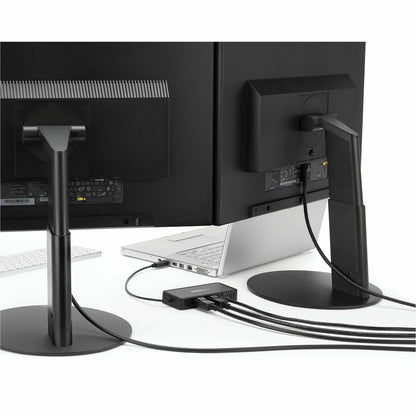 StarTech.com USB to Dual DisplayPort Mini Docking Station - Dual 4K 60Hz Monitors & Gigabit Ethernet