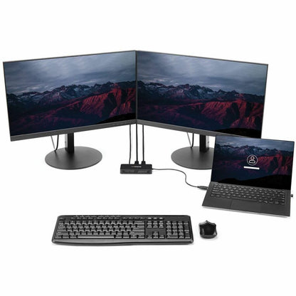 StarTech.com USB to Dual DisplayPort Mini Docking Station - Dual 4K 60Hz Monitors & Gigabit Ethernet