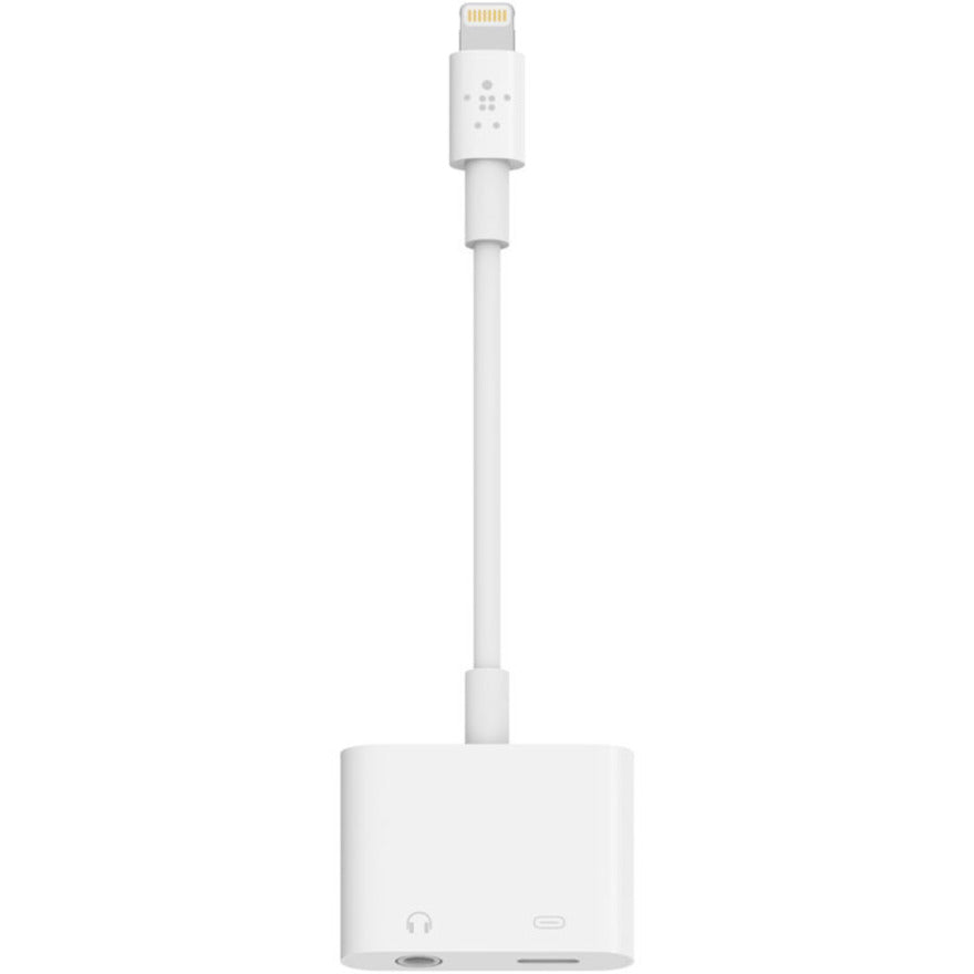 Belkin 3.5 mm Audio + Charge RockStar for iPhone and iPad - Lightning Adapter
