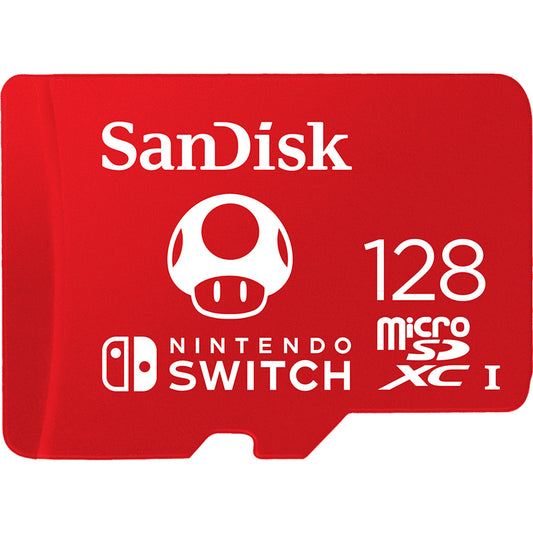 SanDisk 128GB microSDXC Memory Card for Nintendo Switch – High-Performance Storage by Western Digital