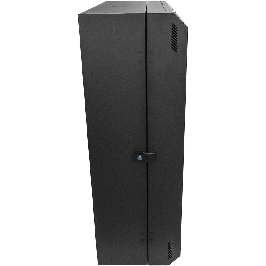 StarTech.com 6U Wall Mount Vertical Server Cabinet with Lockable Doors and 30-inch Depth