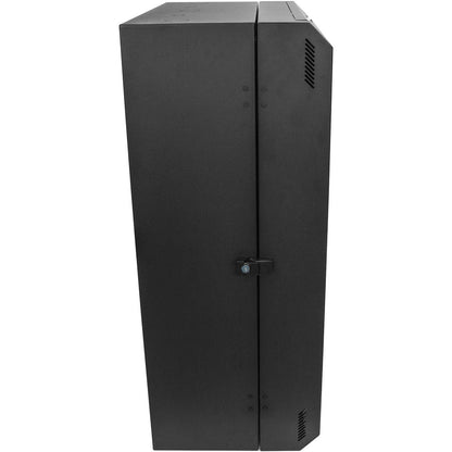 StarTech.com 8U Vertical Wall Mount Server Cabinet – 30-inch Depth, Locking Steel Enclosure