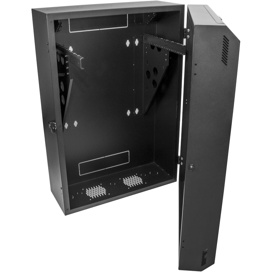 StarTech.com 8U Vertical Wall Mount Server Cabinet – 30-inch Depth, Locking Steel Enclosure