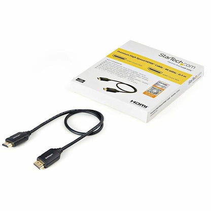 StarTech.com 1.6ft Premium High Speed HDMI 2.0 Cable with Ethernet - 4K UHD 60Hz Support