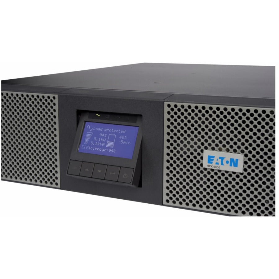 Eaton 9PX 6000VA 5400W 208V Online Double-Conversion UPS with Network Management - L6-30P, 2 L6-20R, 2 L6-30R