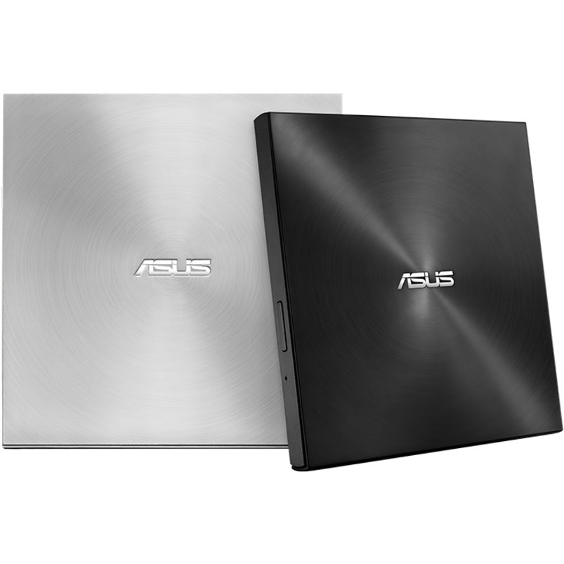 Asus ZenDrive SDRW-08U9M-U External DVD Writer – Slim Silver USB-C & USB-A Compatibility