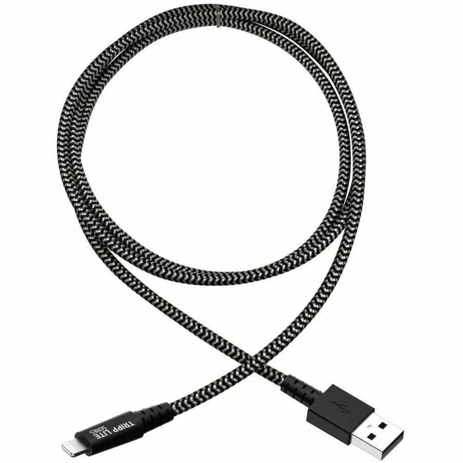 Eaton Tripp Lite Series Heavy-Duty USB-A to Lightning Sync and Charge Cable, 3 ft