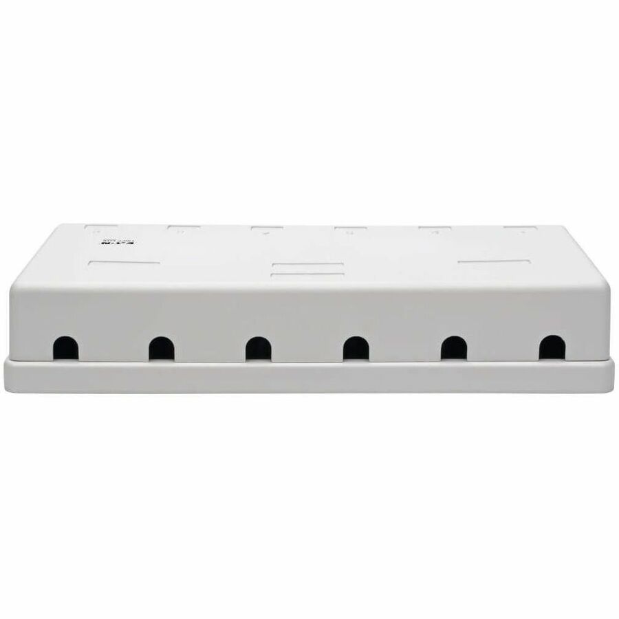Eaton Tripp Lite Series N236-006-WH Pre-Configured Unshielded Cat6 6-Port Surface-Mount Box
