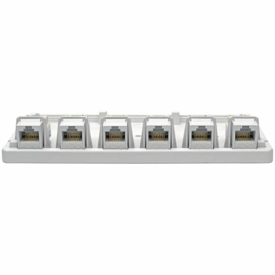 Eaton Tripp Lite Series N236-006-WH Pre-Configured Unshielded Cat6 6-Port Surface-Mount Box