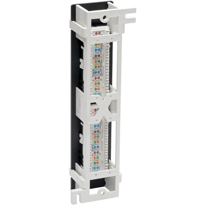 Eaton Tripp Lite Series 12-Port Cat6 Wall-Mount Patch Panel - PoE+ Compatible, TAA Compliant