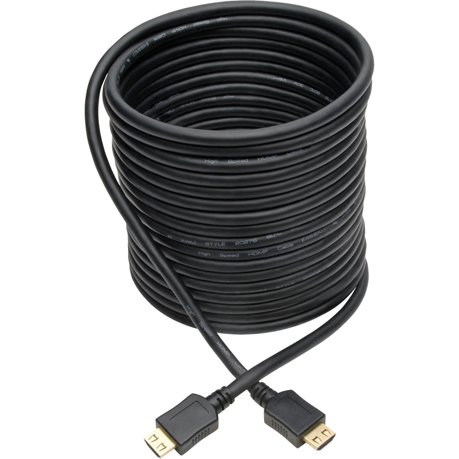 Eaton Tripp Lite Series High-Speed HDMI Cable with Gripping Connectors - 25 ft. Black