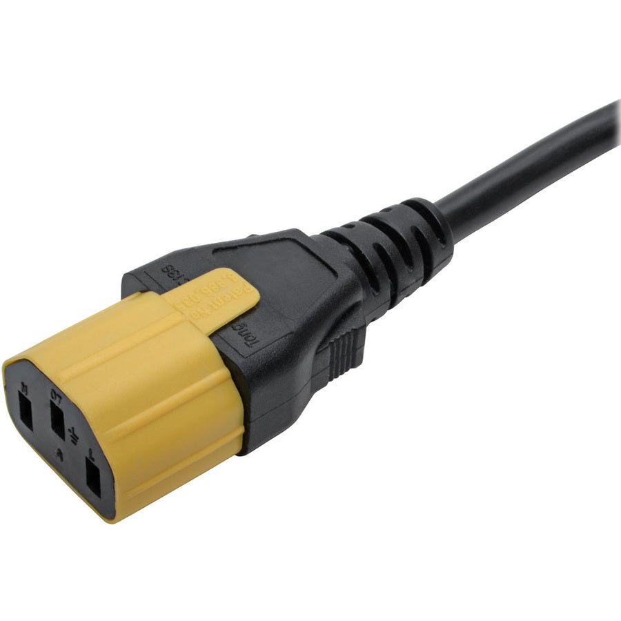 Eaton Tripp Lite Series PLC14YW Plug-Lock Inserts – Yellow C13 Power Cord Locking Solution (100 Pack)