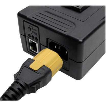 Eaton Tripp Lite Series PLC14YW Plug-Lock Inserts – Yellow C13 Power Cord Locking Solution (100 Pack)