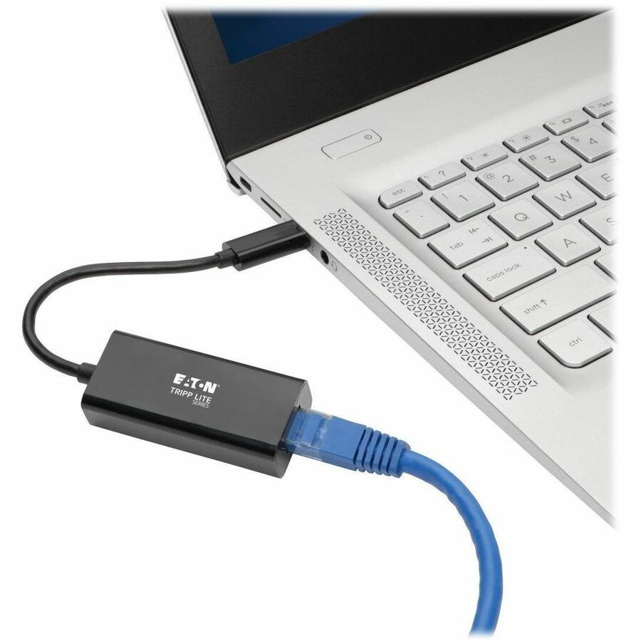 Eaton Tripp Lite U436-06N-GB USB-C to Gigabit Ethernet Adapter with Thunderbolt 3 Compatibility - Black
