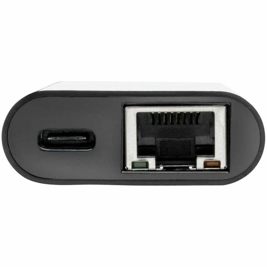 Eaton Tripp Lite Series USB-C to Gigabit Network Adapter with 60W USB-C PD Charging - Thunderbolt 3, Black