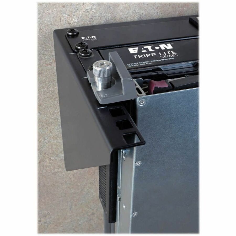 Eaton Tripp Lite Series SmartRack 4U Vertical Wall-Mount Rack Bracket for UPS and Network Equipment