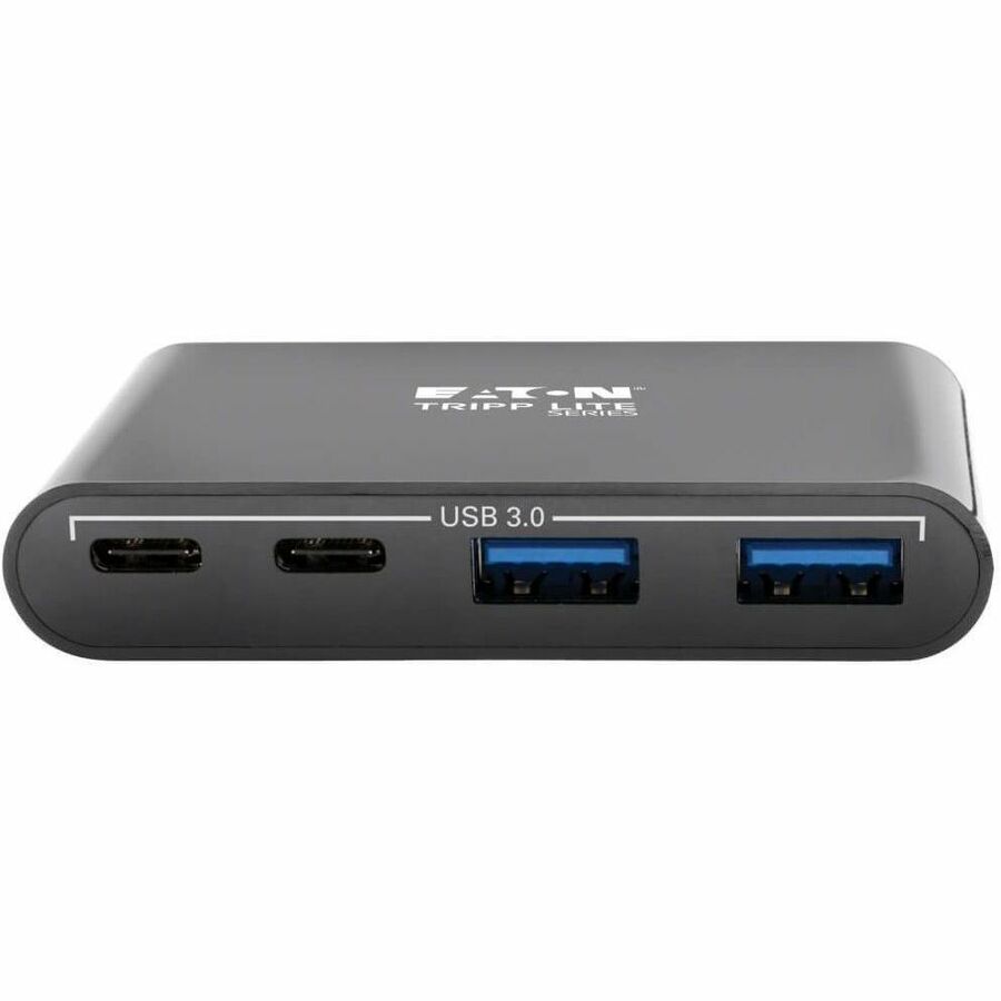 Eaton Tripp Lite Series U460-004-2A2CB 4-Port USB 3.1 Gen 1 USB-C Hub with Dual USB-A and USB-C Ports, Black