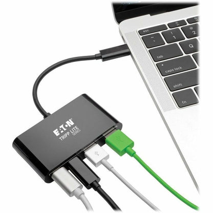 Eaton Tripp Lite Series U460-004-2A2CB 4-Port USB 3.1 Gen 1 USB-C Hub with Dual USB-A and USB-C Ports, Black