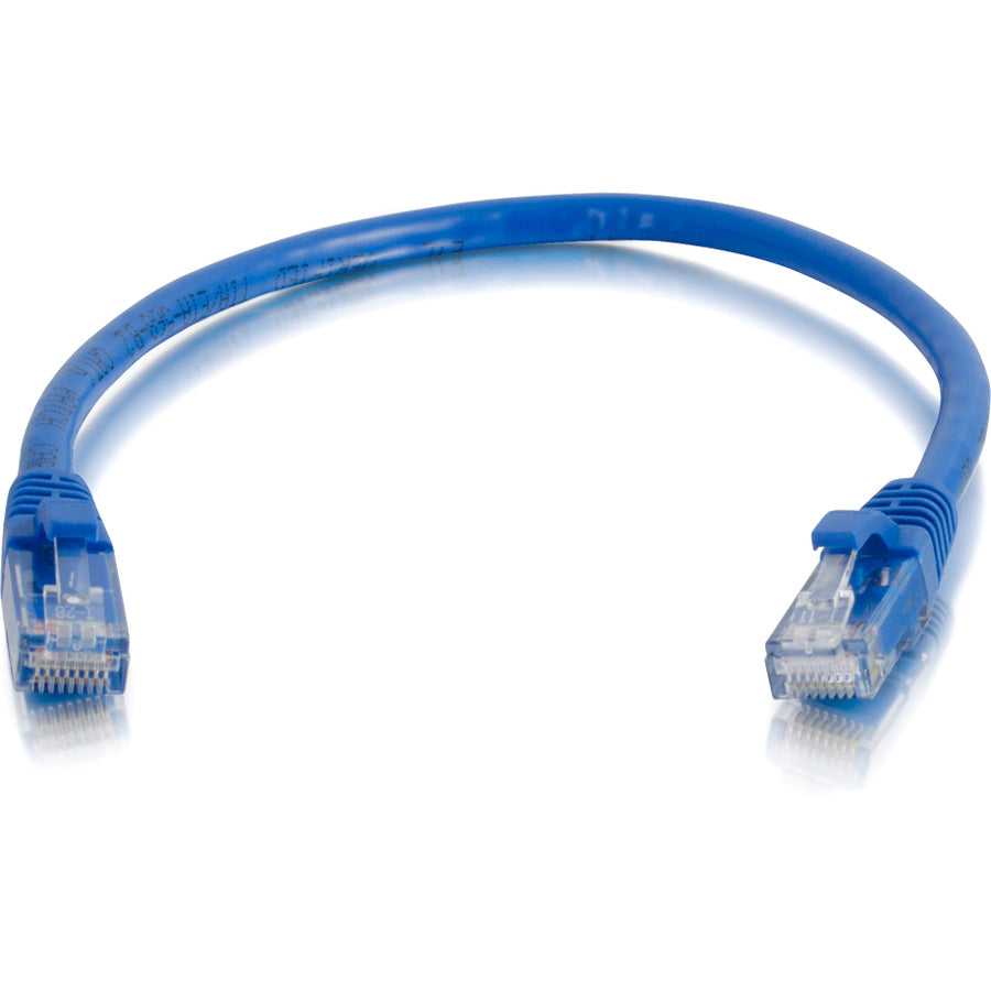 Legrand Group C2G 1ft Cat6 Snagless Unshielded UTP Ethernet Patch Cable - Blue, RJ45 Male to Male