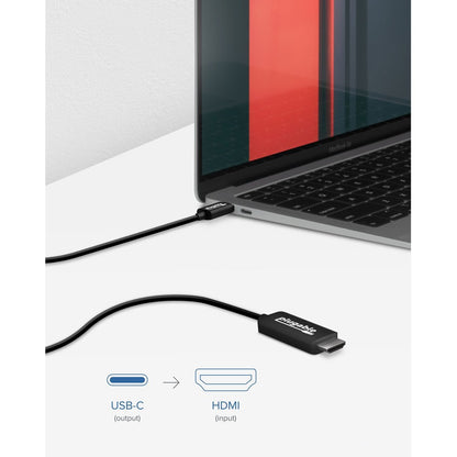 Plugable USB C to HDMI Adapter Cable - Connect USB-C or Thunderbolt 3 Laptops to 4K HDMI Displays