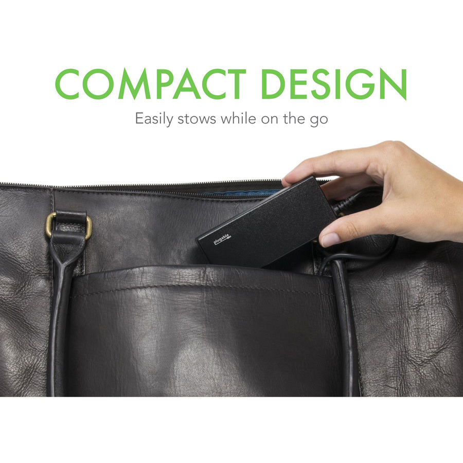 Plugable Technologies USB-C Power Delivery 60W Charger - Compact and Fast Charging for Laptops, Tablets, and Phones
