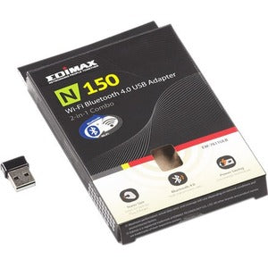 NetAlly Edimax N150 Wi-Fi & Bluetooth USB Adapter for US and Canada