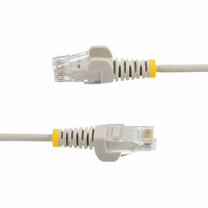 StarTech.com 3 ft CAT6 Patch Network Cable - Slim Gray Gigabit Ethernet Cord with Snagless RJ45 Connectors - 28 AWG, LSZH