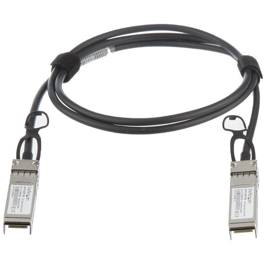 StarTech.com SFP+ Direct Attach Cable - 1 Meter (3.3 ft) MSA Compliant Copper Twinax for 10GbE Networks