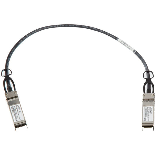 StarTech.com SFP+ Direct Attach Cable - MSA Compliant 0.5m Copper Twinax, 10 Gbps