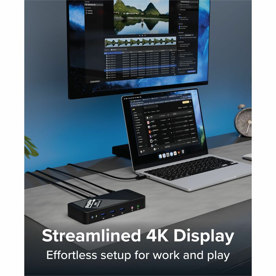 Plugable Technologies UD-CA1A USB-C Docking Station with 4K HDMI, 60W Power Delivery, Ethernet, and USB Ports