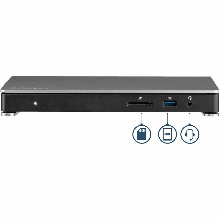 StarTech.com Thunderbolt 3 Dock - Dual 4K 60Hz Monitor USB-C and Thunderbolt 3 Docking Station with 85W Power Delivery