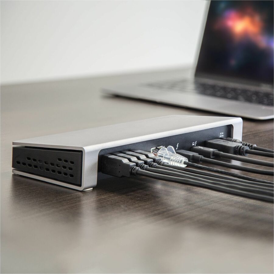 StarTech.com Thunderbolt 3 Dock - Dual 4K 60Hz Monitor USB-C and Thunderbolt 3 Docking Station with 85W Power Delivery