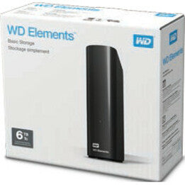 Western Digital Elements WDBWLG0060HBK-NESN 6TB External Desktop Hard Drive