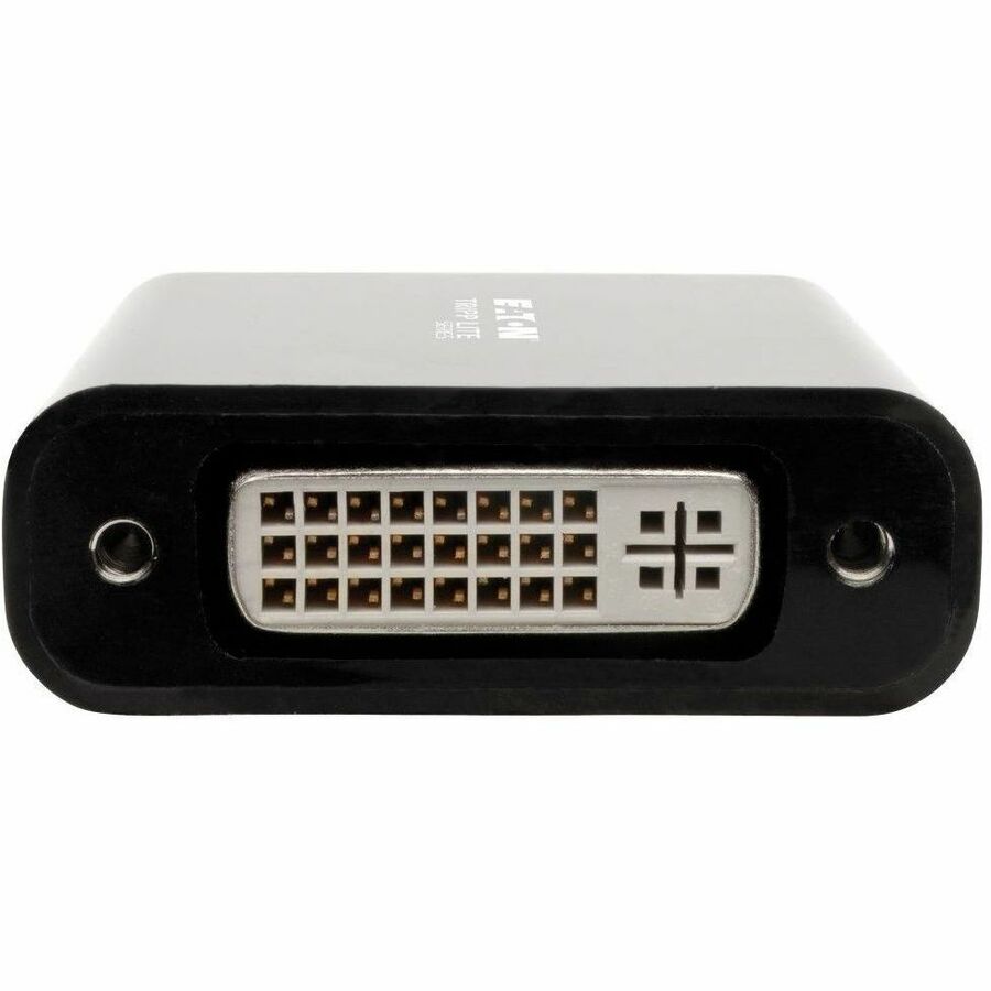 Eaton Tripp Lite Series USB-C to DVI Adapter with Thunderbolt 3, 1080p Support - Black