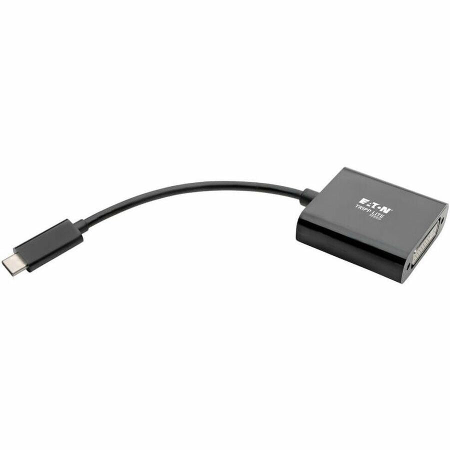 Eaton Tripp Lite Series USB-C to DVI Adapter with Thunderbolt 3, 1080p Support - Black