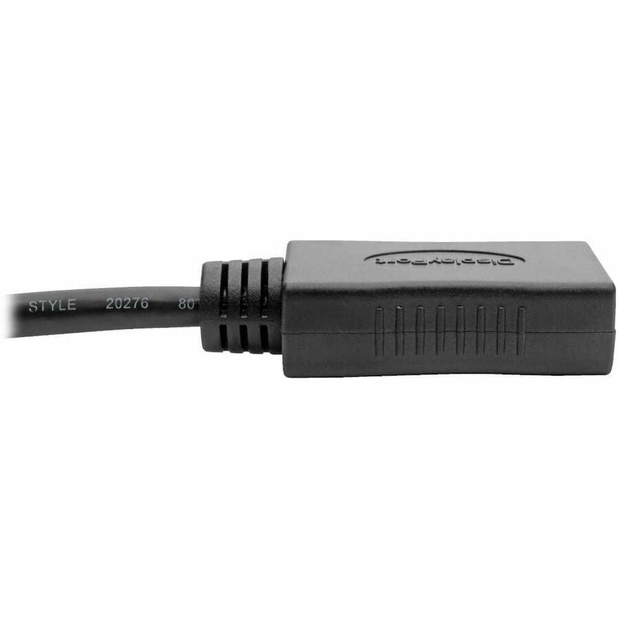 Eaton Tripp Lite Series Mini DisplayPort to DisplayPort Adapter - 4K UHD Support, 6-inch Black (Part P139-06N-DP4K6B)