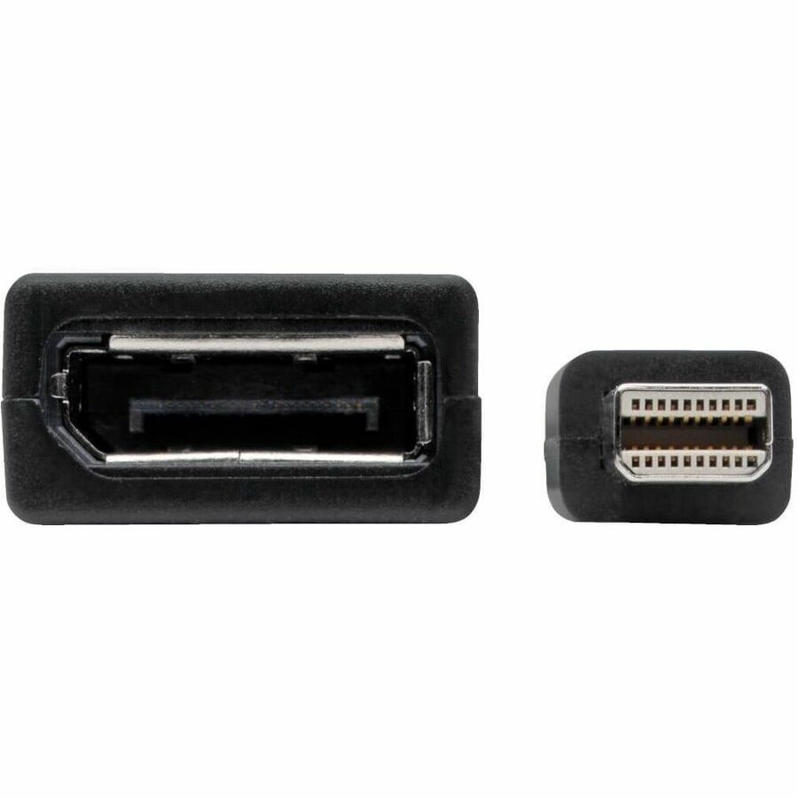 Eaton Tripp Lite Series Mini DisplayPort to DisplayPort Adapter - 4K UHD Support, 6-inch Black (Part P139-06N-DP4K6B)