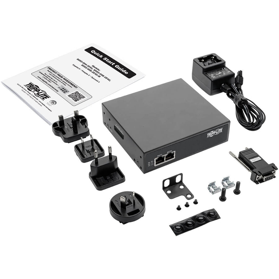 Eaton Tripp Lite Series 8-Port Console Server with Dual Gigabit Ethernet, 4GB Flash, and USB Ports