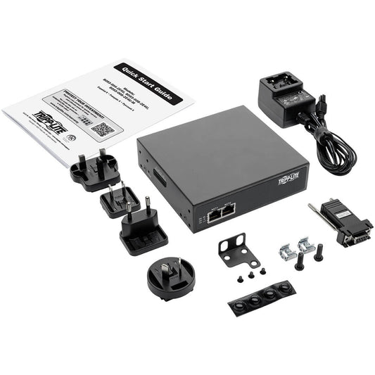 Eaton Tripp Lite Series 8-Port Console Server with Dual Gigabit Ethernet, 4GB Flash, and USB Ports