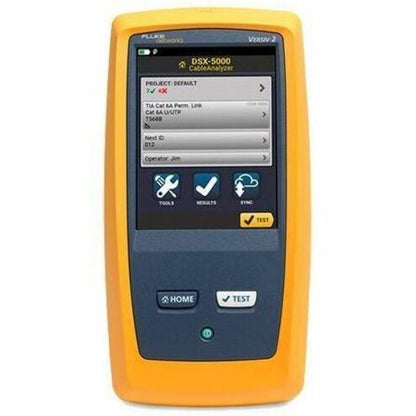 Fluke Networks DSX2-5000 CableAnalyzer for Twisted Pair Testing and Certification