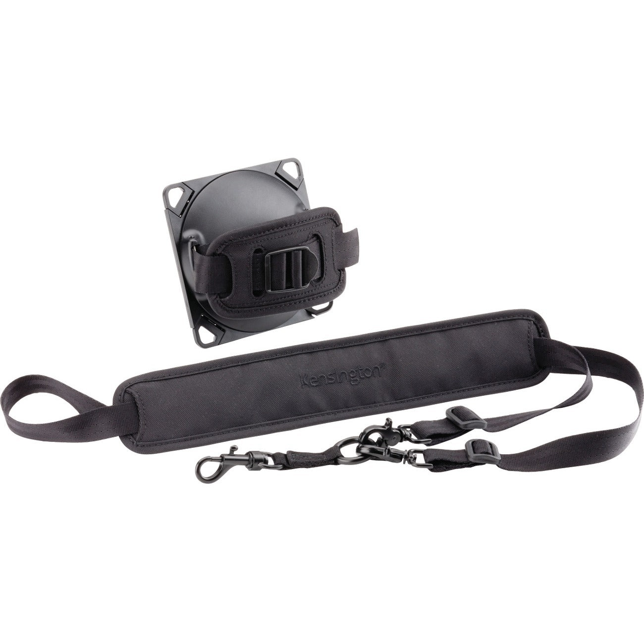 Kensington SecureBack Rotating Hand-Strap for 9.7-inch iPad - Black
