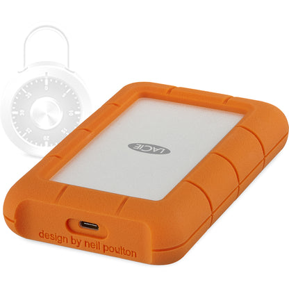 Seagate Rugged STFR5000800 5TB Portable External Hard Drive with USB-C Connectivity