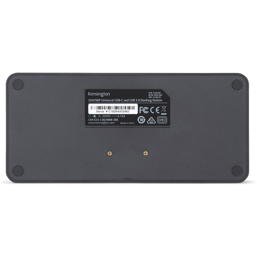 Kensington SD4700P USB-C & USB 3.0 Dual-2K Docking Station for Mac and Windows