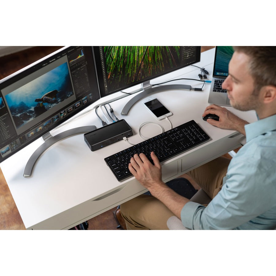 Kensington SD4700P USB-C & USB 3.0 Dual-2K Docking Station for Mac and Windows